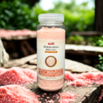 pink salt bottle