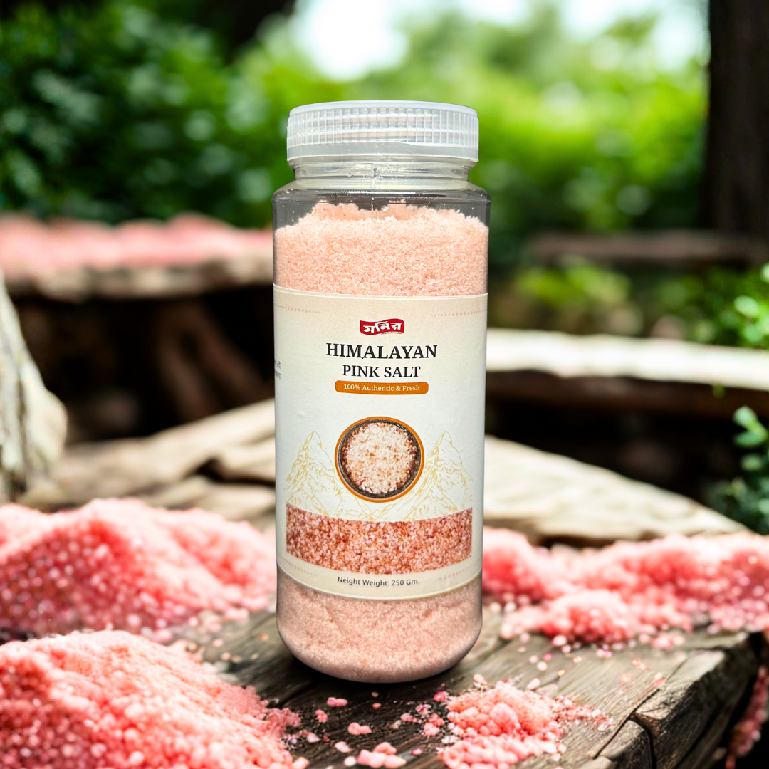pink salt bottle
